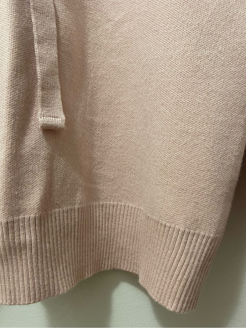 Blush Pink Hooded Sweater - Picture 4 of 8